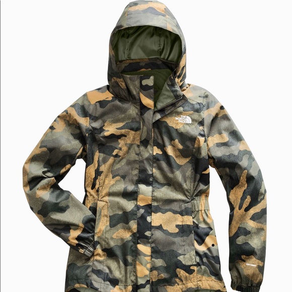 north face camo coat womens